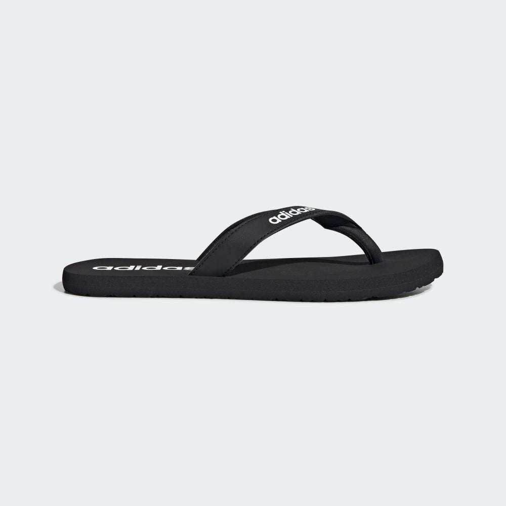 Adidas Men's Eezay Flip Flops Black/White Ireland EG2042